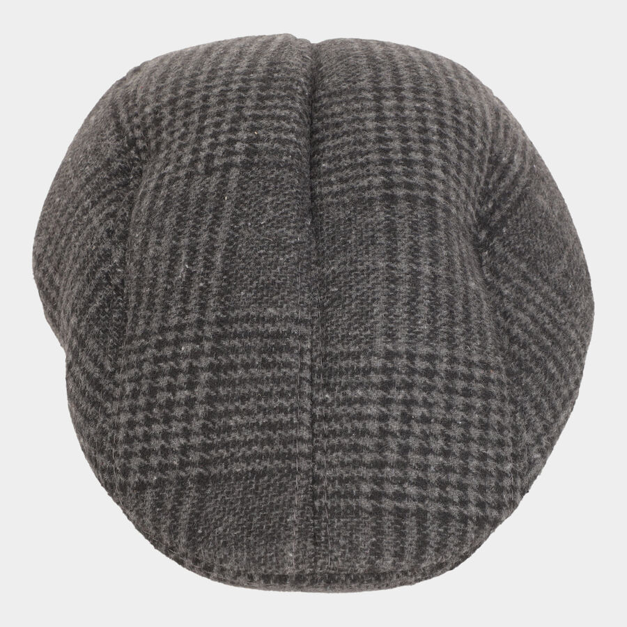 Men's Grey Acrylic Cap, , large image number null