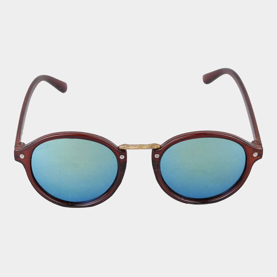 Women's Plastic Gradient Round Sunglasses, , large image number null