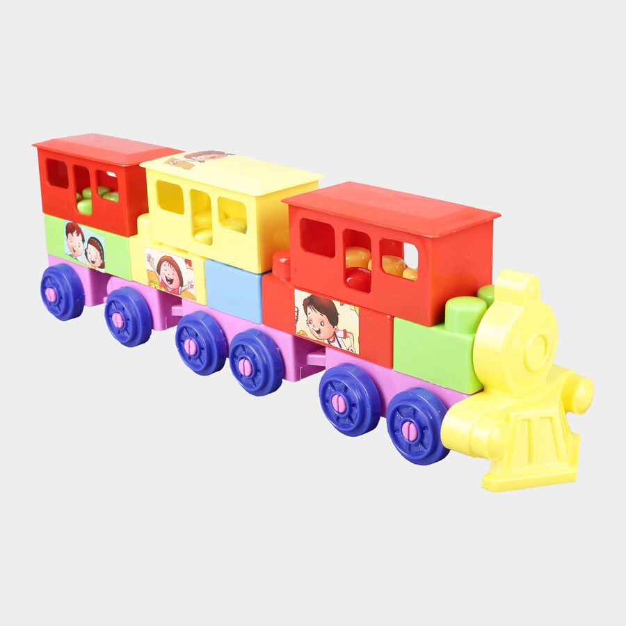 1 Block Set Of 3 In 1 Plastic Train , , large image number null