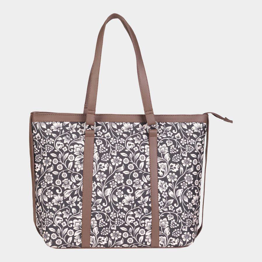 Women's Polyurethane Tote Bag, Printed, Large Size, , large image number null