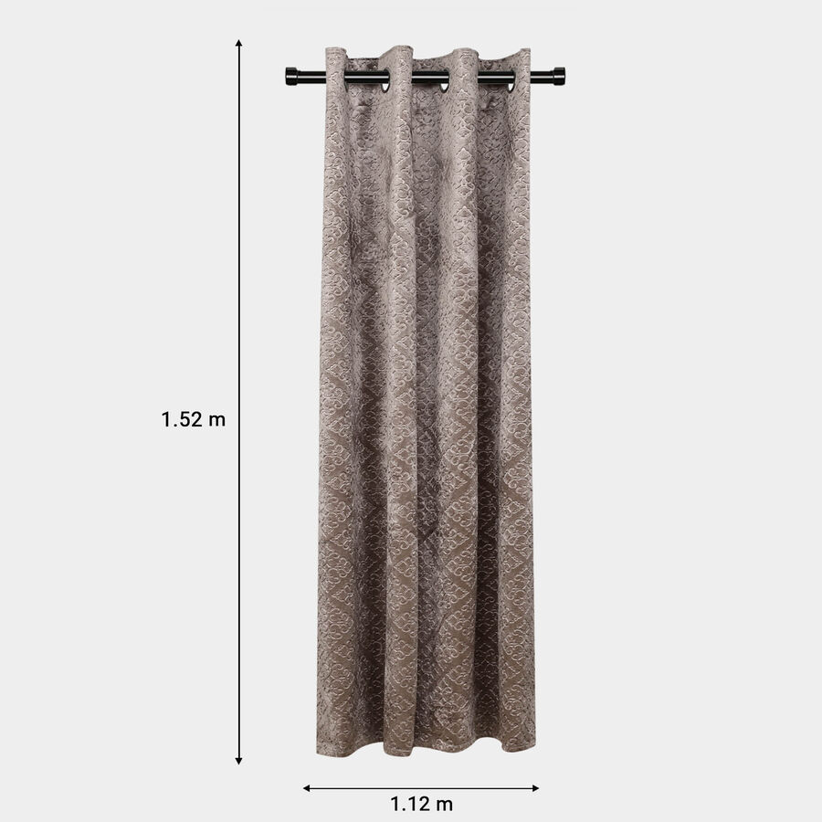 5ft. Grey Window Curtain, , large image number null