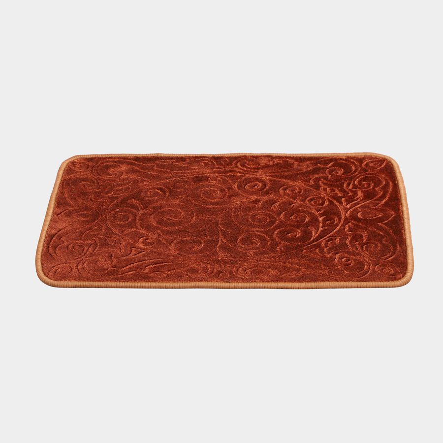 Anti-Skid Brown Polyester Door Mat, , large image number null