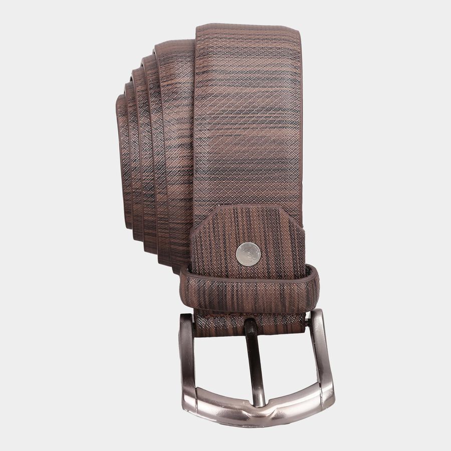 Men's Brown Polyurethane Casual Belt, , large image number null