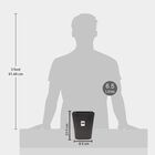 6.5 L Black Plastic Dustbin, , small image number null