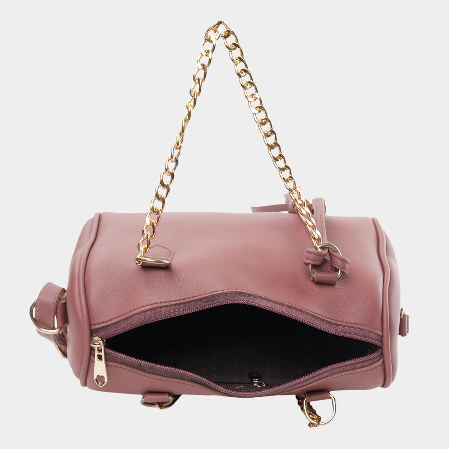 Women's Polyurethane Zipper Sling Bag, , large image number null