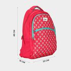 Kid's Pink Genie Girls Pink Heart Print Laptop Backpack, , small