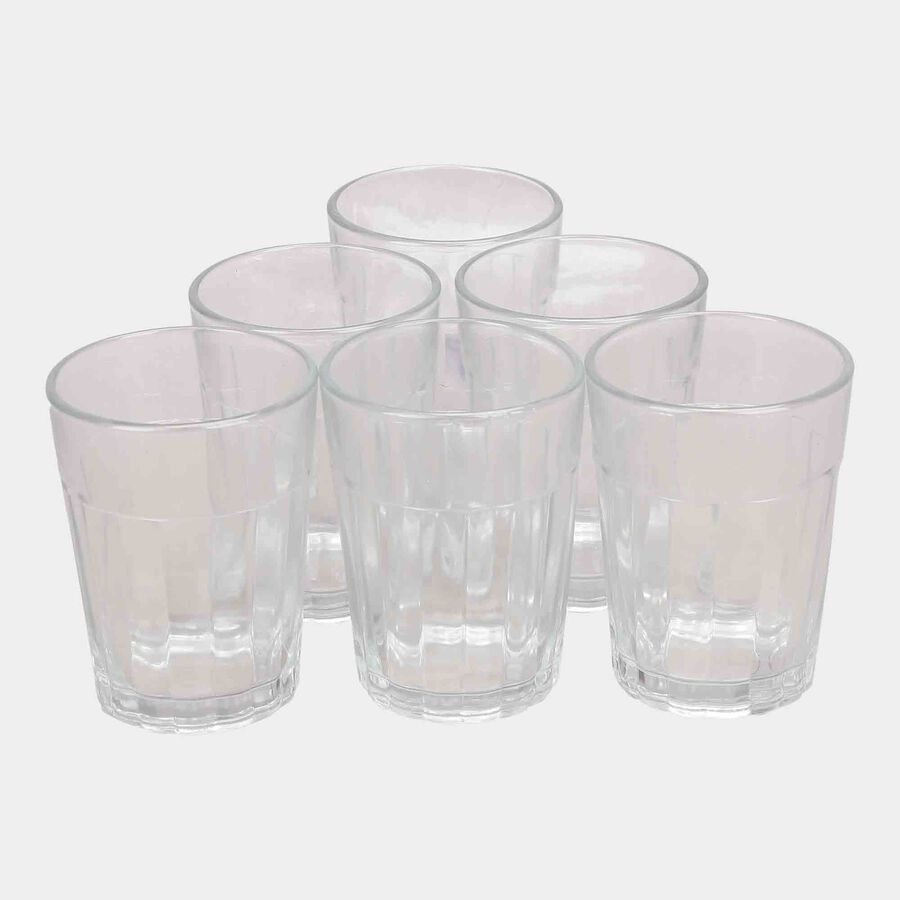 220 ml Glass Tumbler Set of 6, , large image number null