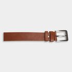 Men's Tan Polyurethane Formal Belt, , small image number null