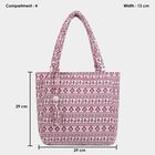 Women's Pink Polyurethane Hand Bag, , small image number null