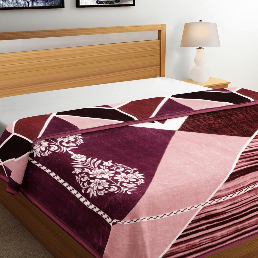 Purple Microfiber Blanket, , large image number null