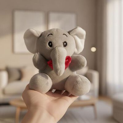 Kid's Mini Soft Huggable Elephant Plush Toy