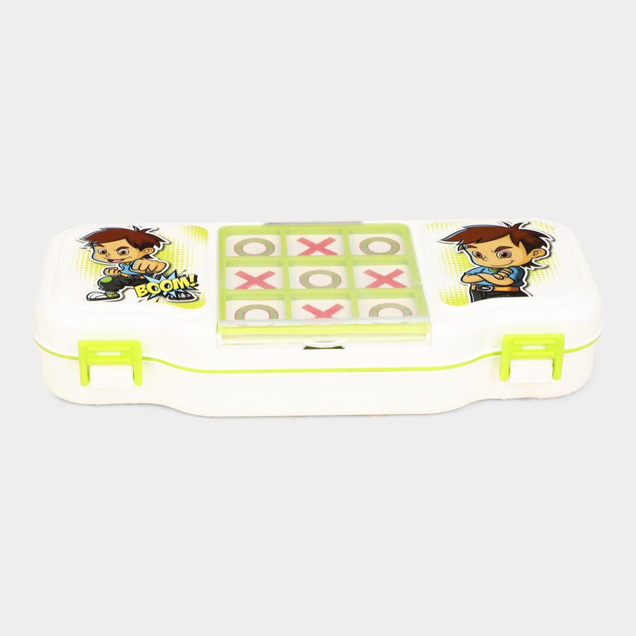 Plastic Pencil Box With Game - Color/Design May Vary, , large image number null