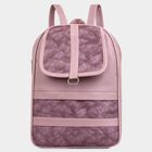 Women's Pink Polyurethane Backpack, , small image number null