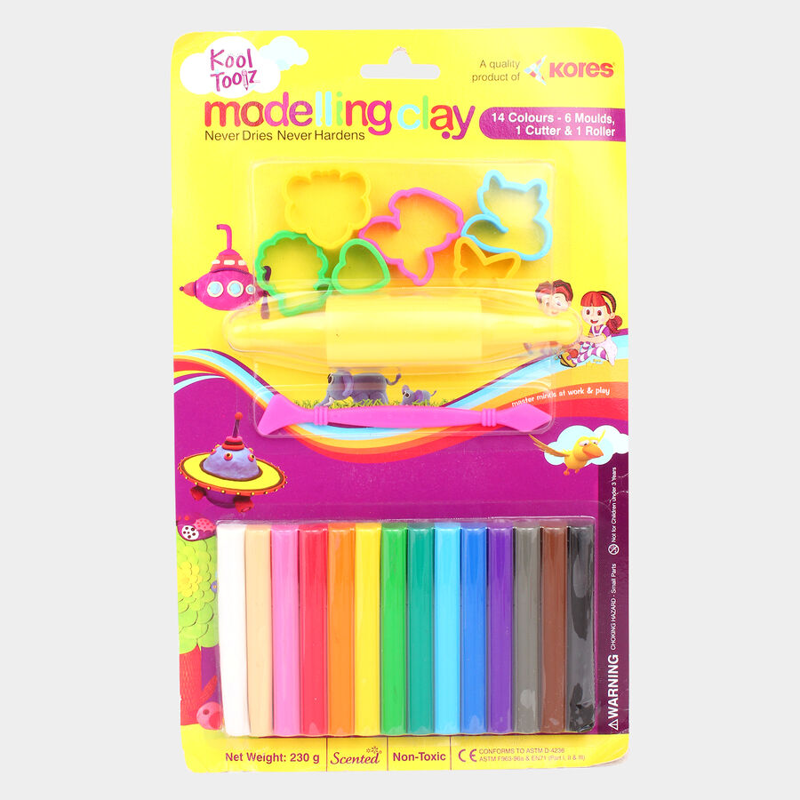 Modelling Clay Set, 14 Shades, , large image number null