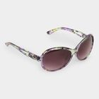 Women's Plastic Gradient Round Sunglasses, , small image number null