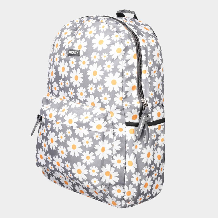 Women's Printed Fabric Backpack, , large image number null