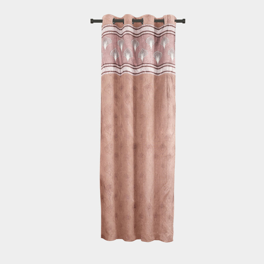 7ft. Brown Polyester Curtain, , large image number null