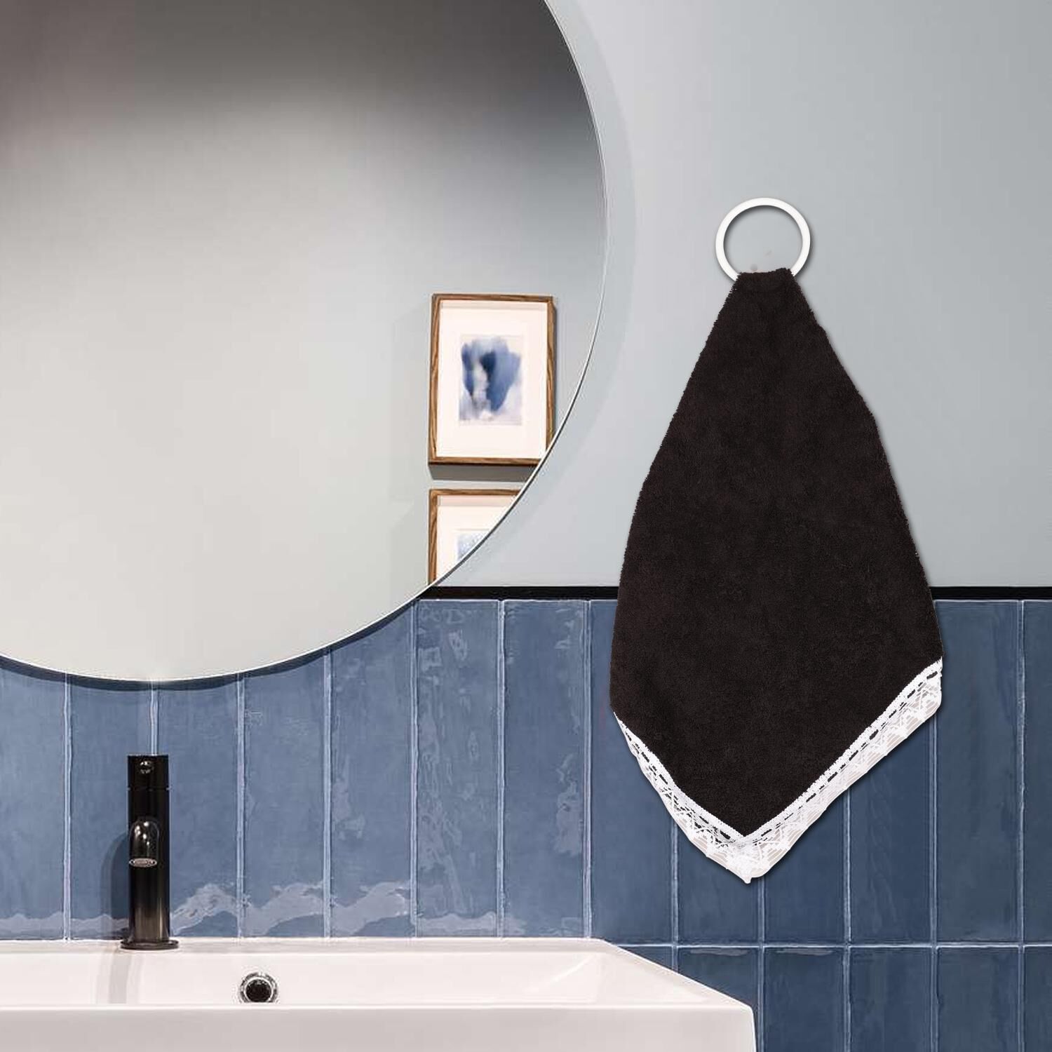 Home Beautiful                         220 GSM Cotton Washbasin Towel