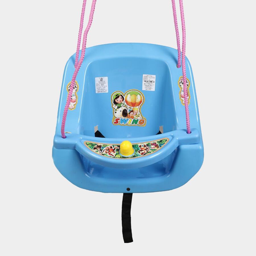 Blue Plastic Baby Swing, , large image number null