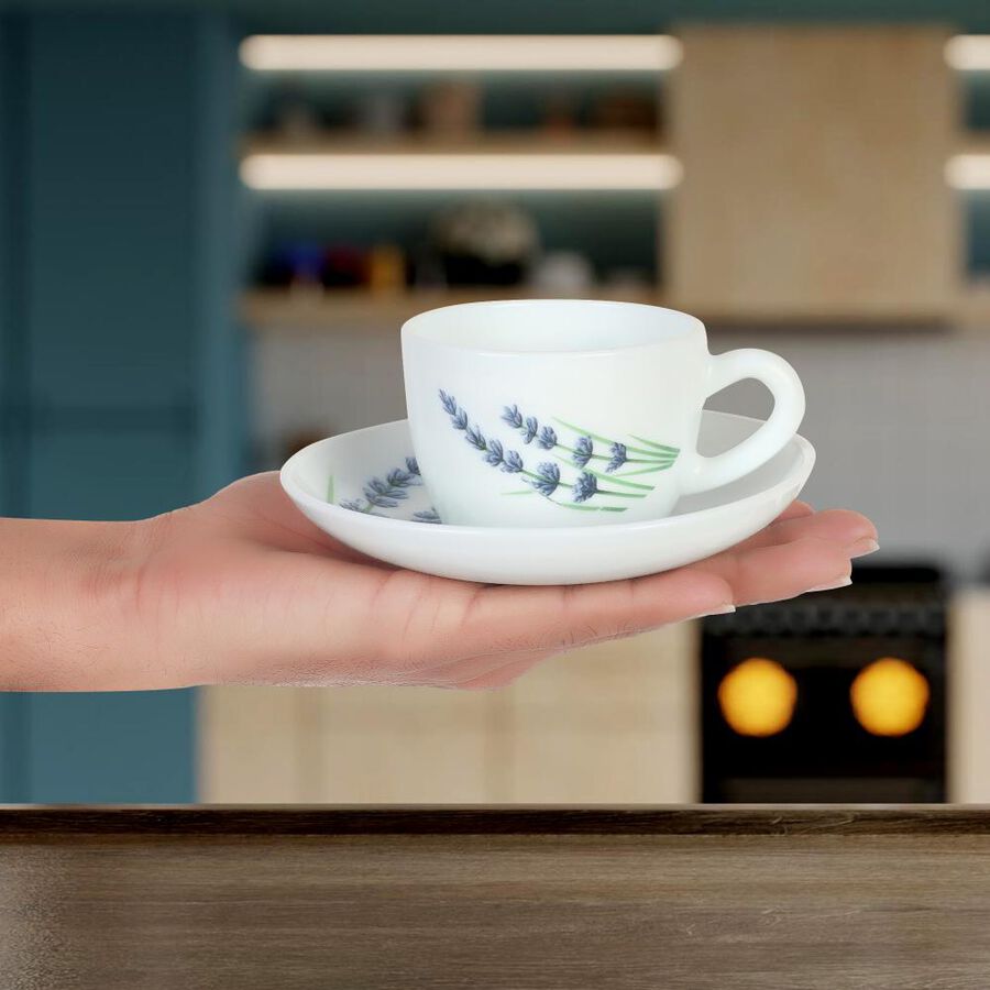 140 ml Opalware Cup & Saucer Set, , large image number null