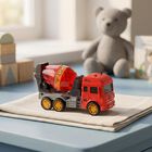 Kid's Red-Black Plastic Car, , small