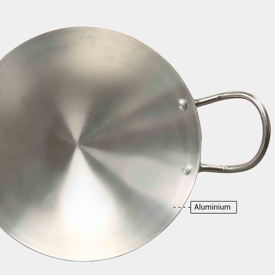 1 L Aluminum Kadhai, , large image number null