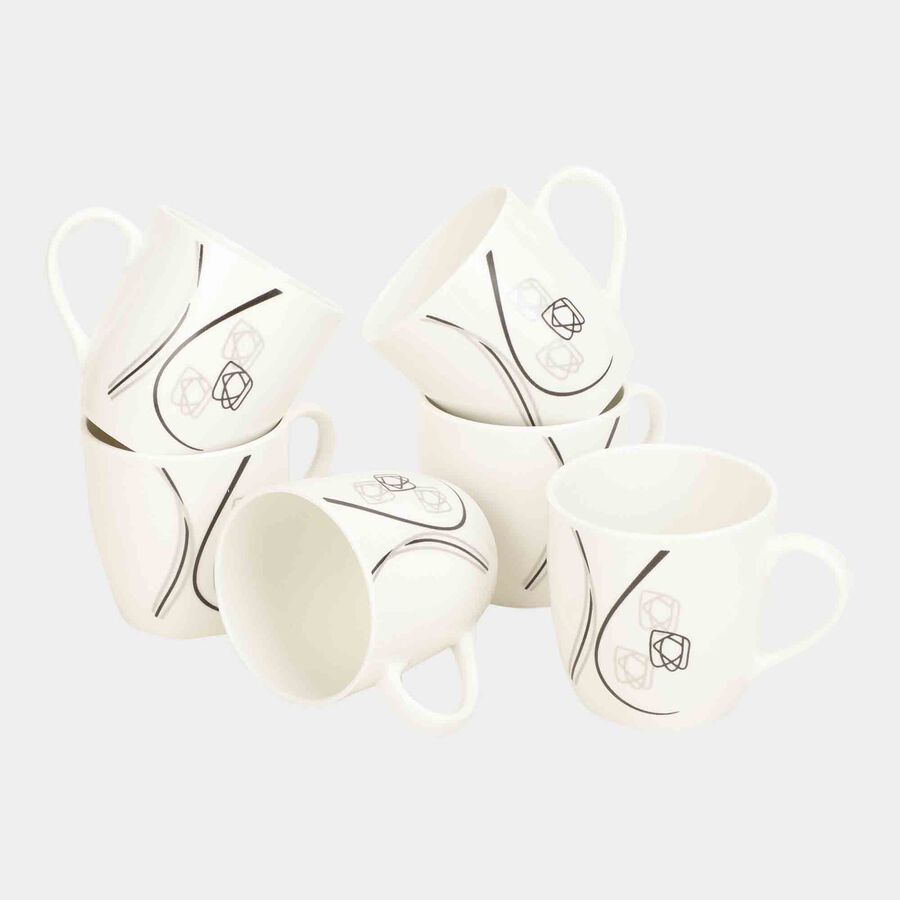 150 ml Bone China Mug, Set of 6, , large image number null