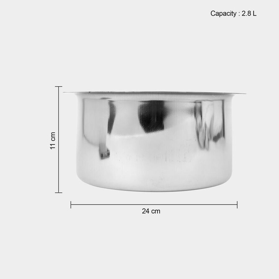 2.8 L Induction Compatible Stainless Steel Patila, , large image number null