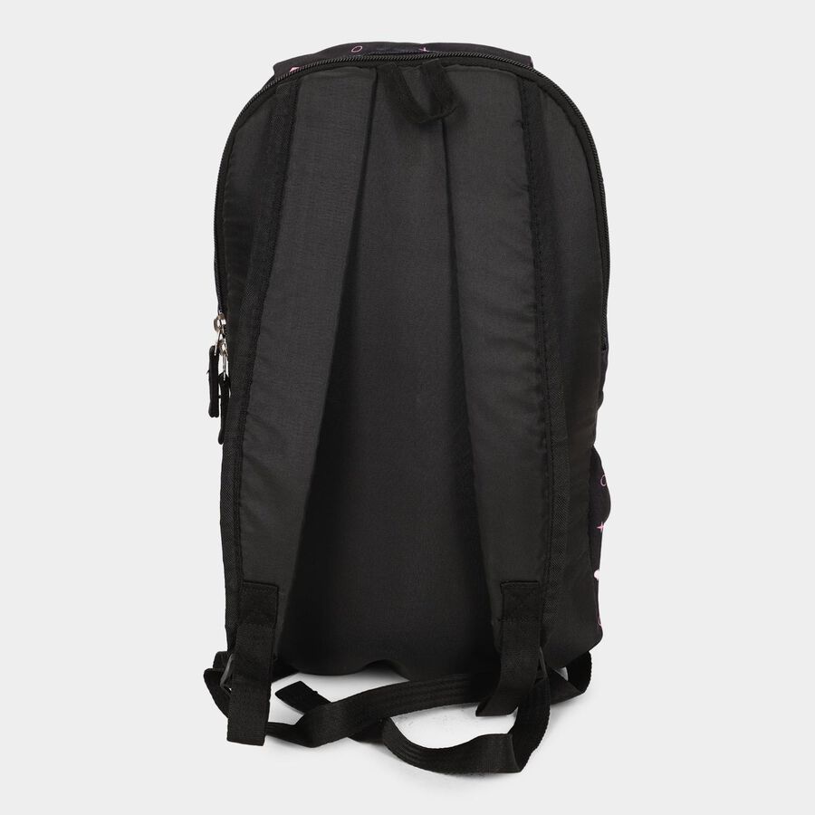 Women's Black Canvas Backpack, , large image number null