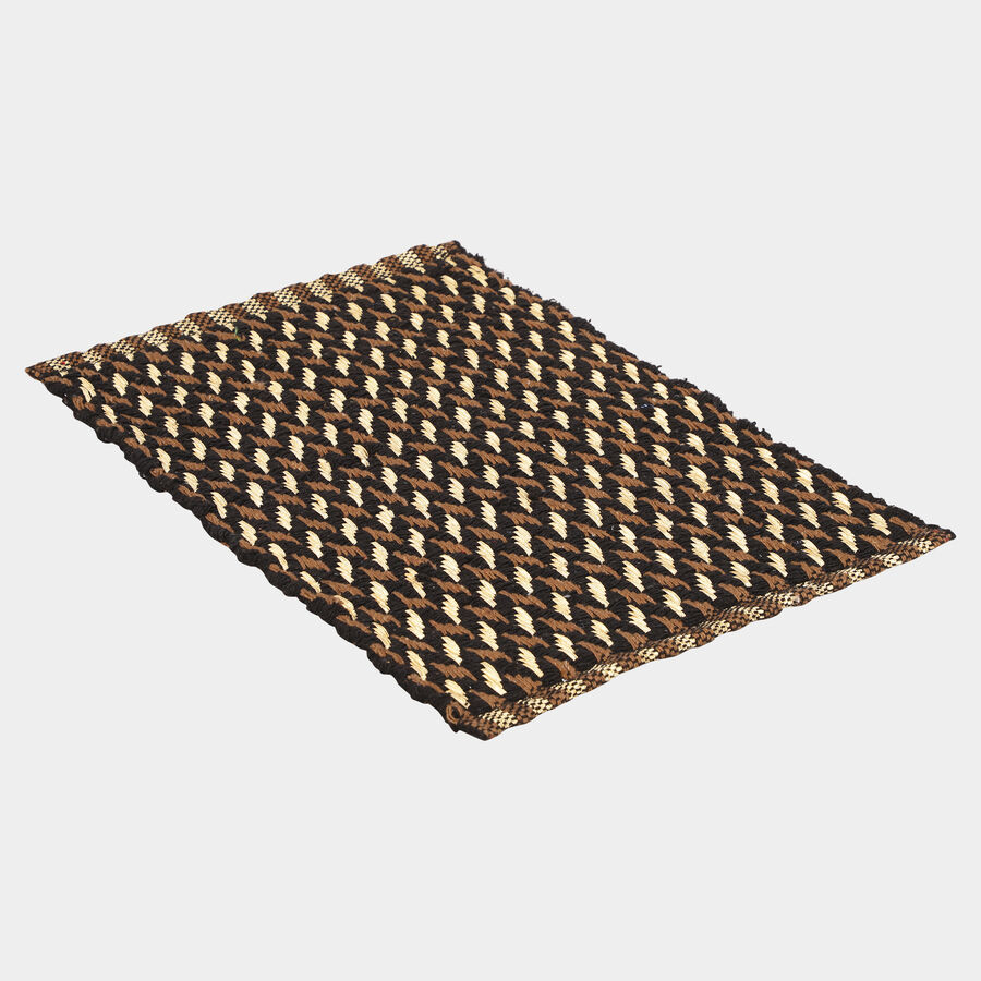Brown Polyester Cotton Door Mat, , large image number null