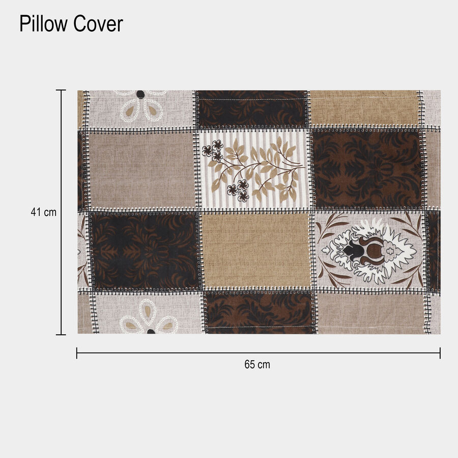 120 GSM Multicolour Polyester Double Bedsheet, , large image number null