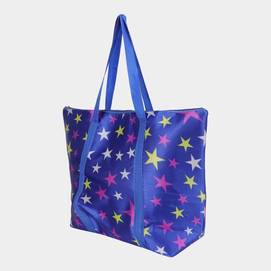 Blue Fabric-Polyester Bag, , large image number null