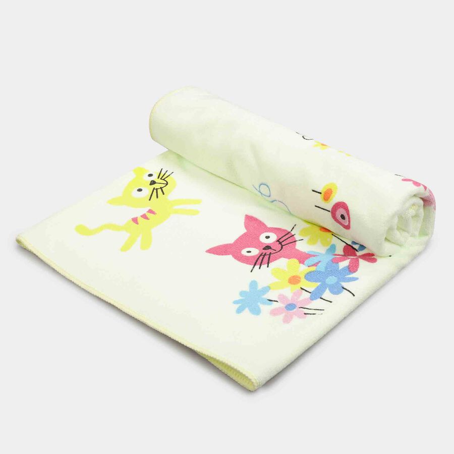 380 GSM Yellow Polyester Baby Towel, , large image number null