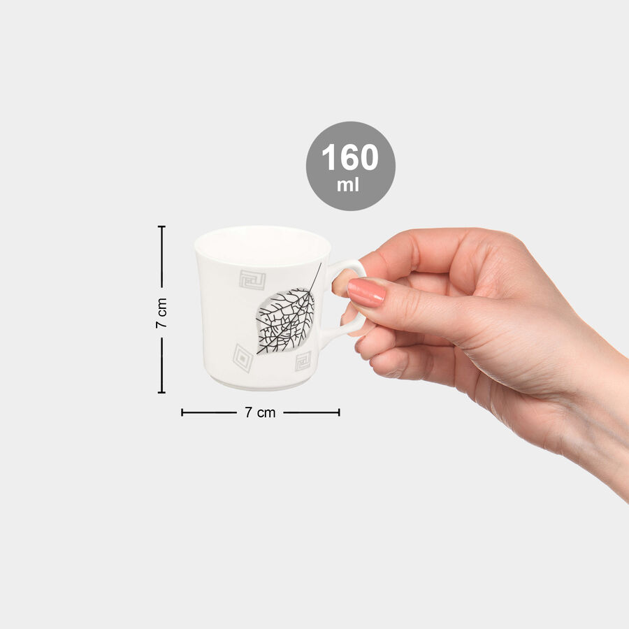 160 ml Bone China Mug Set of 6, , large image number null