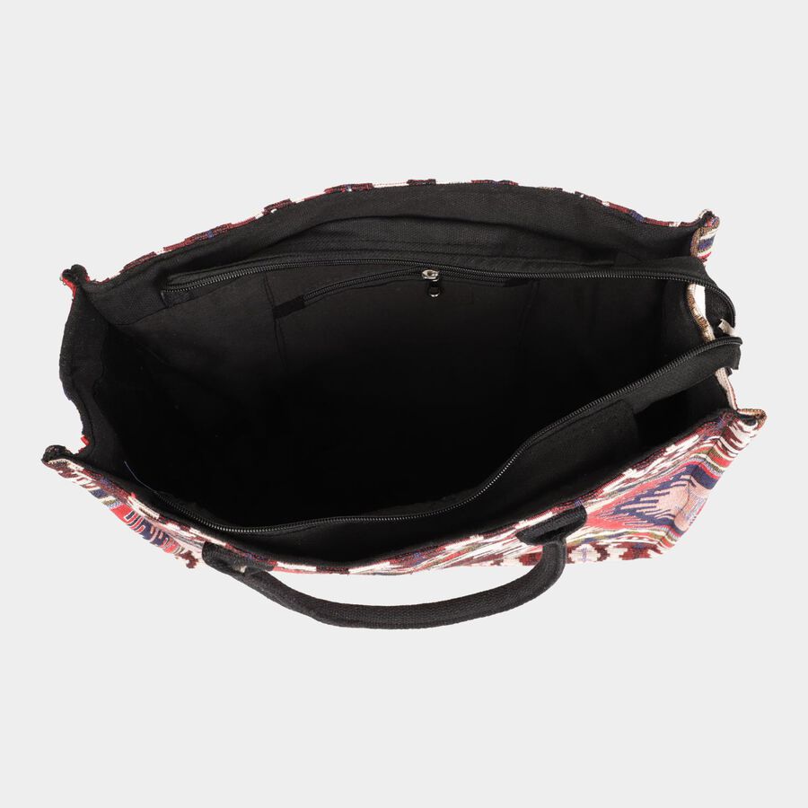 Multicolour Canvas Bag, , large image number null