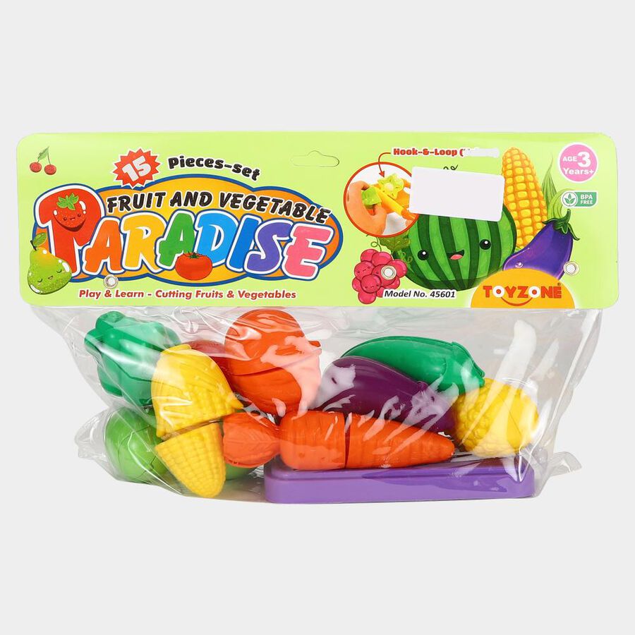 Kid's Fruits and Vegetables Kitchen Set, , large