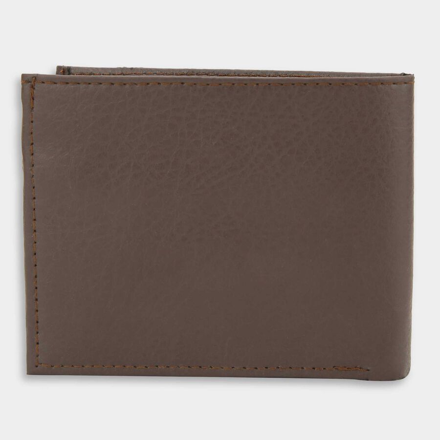 Men PU Brown Wallet, , large image number null