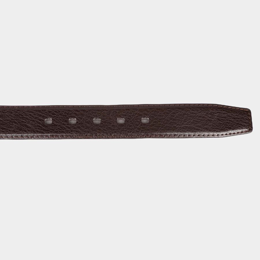 Men's Brown Polyurethane Casual Belt, 38 in. Waist, , large image number null