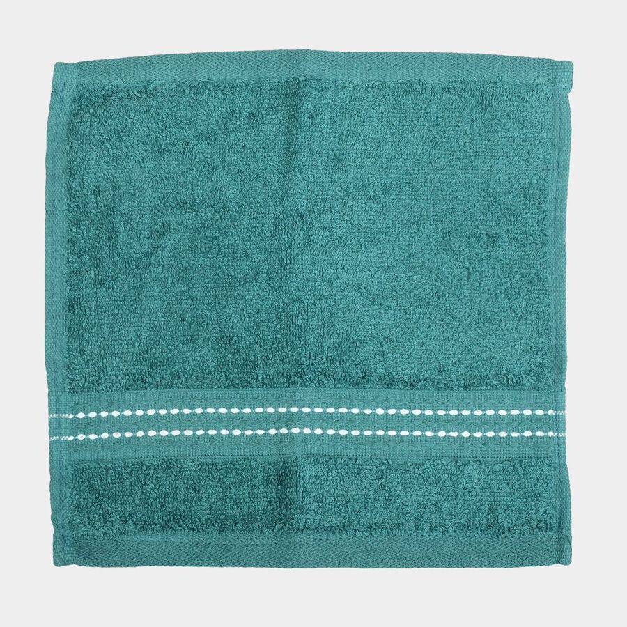 380 GSM Teal Blue Cotton Face Towel, , large