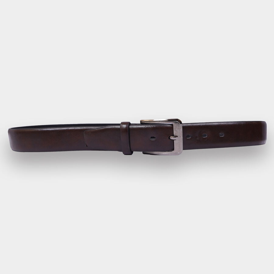 Men's Polyurethane Casual Belt, Size 40, Smooth/Plain, , large image number null