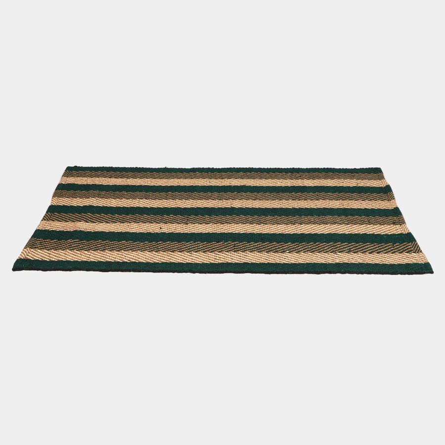 Green Polyester Bedside Runner, , large image number null