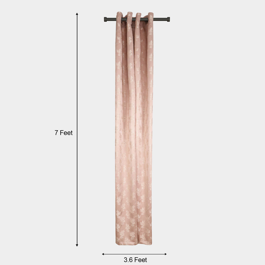 7ft. Peach Microfiber Door Curtain, , large image number null