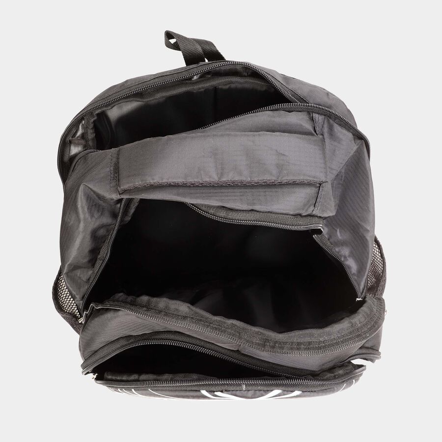 Black Polyester Backpack, 24 L(Approx), , large image number null
