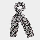 Grey Fabric Scarf, , small