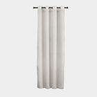 7ft. Cream Polyester Curtain, , small