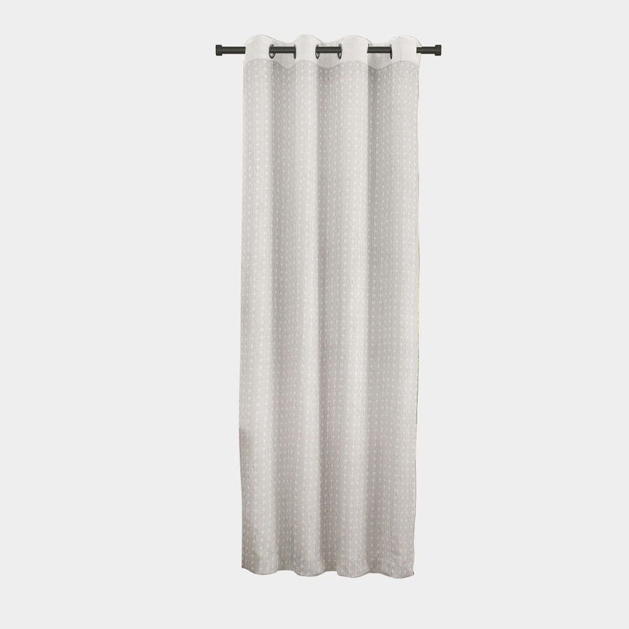 7ft. Cream Polyester Curtain, , large
