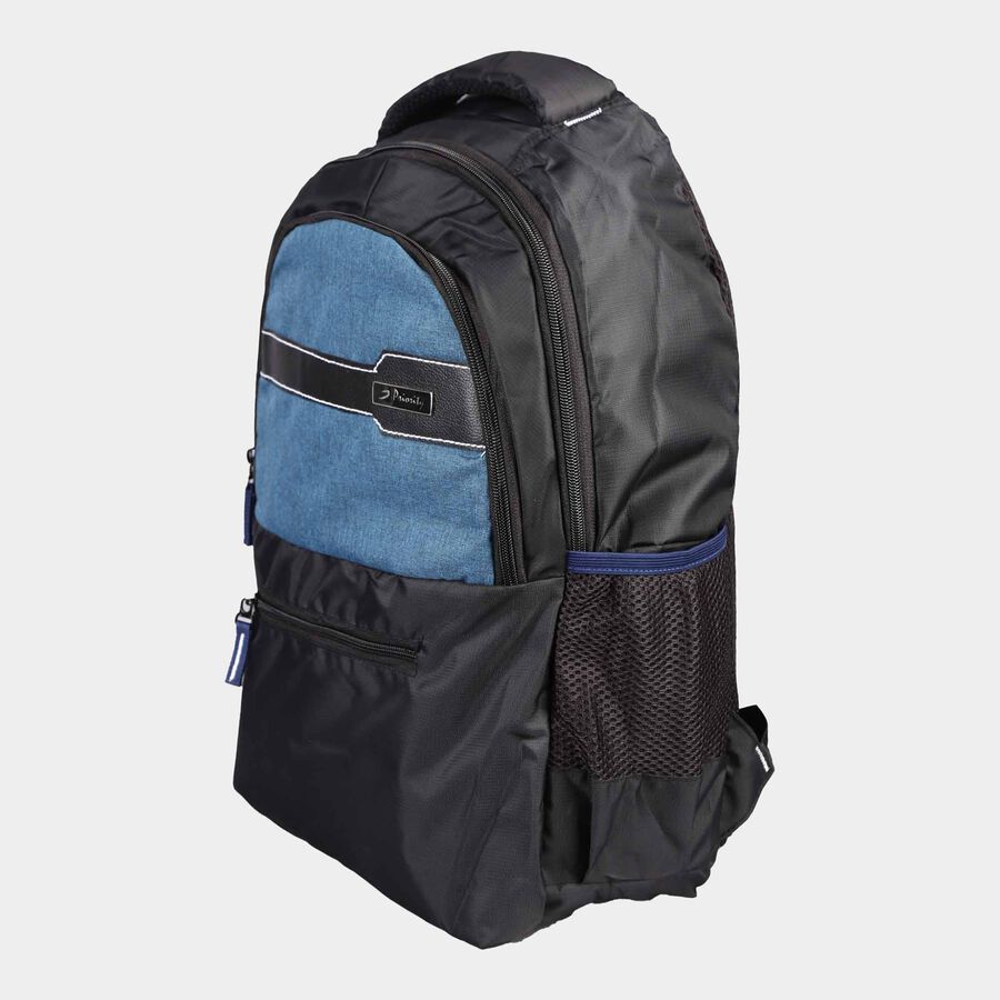 Light Blue Polyester Backpack, Medium Size, , large image number null
