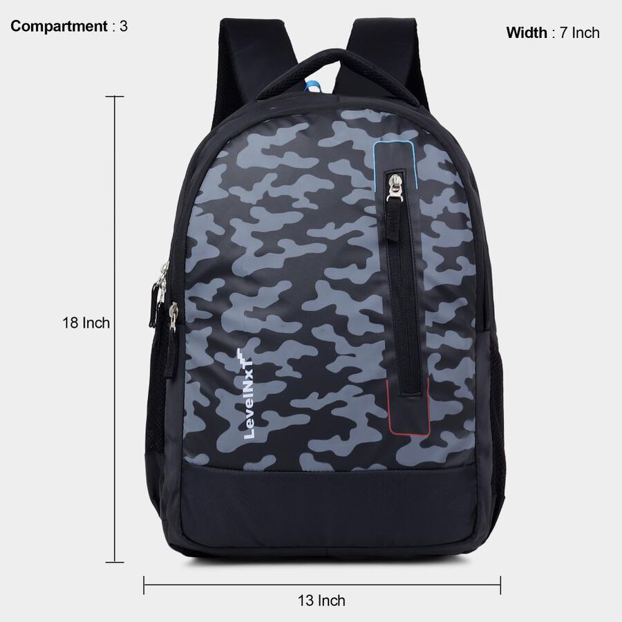 Black Polyester Backpack,50L (Approx), , large image number null