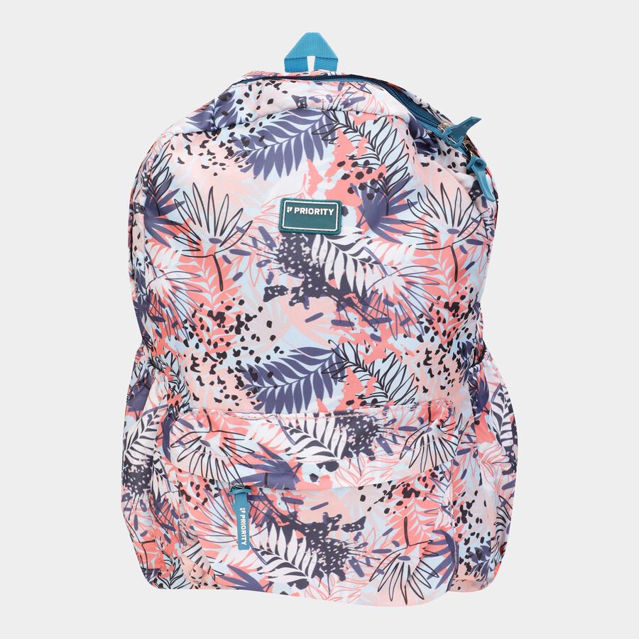 Women's Printed Fabric Backpack, , large image number null