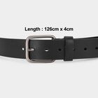 Men's Black PU Belt, , small